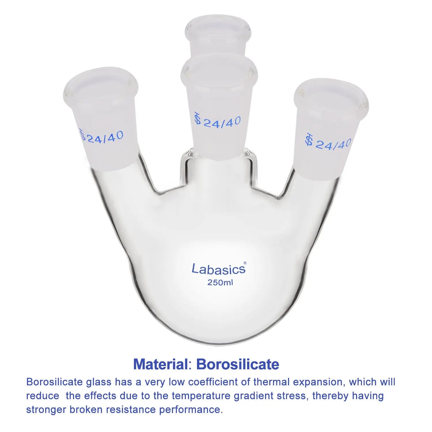 4 Neck Round Bottom Flask, 250-1000 mL Labasics