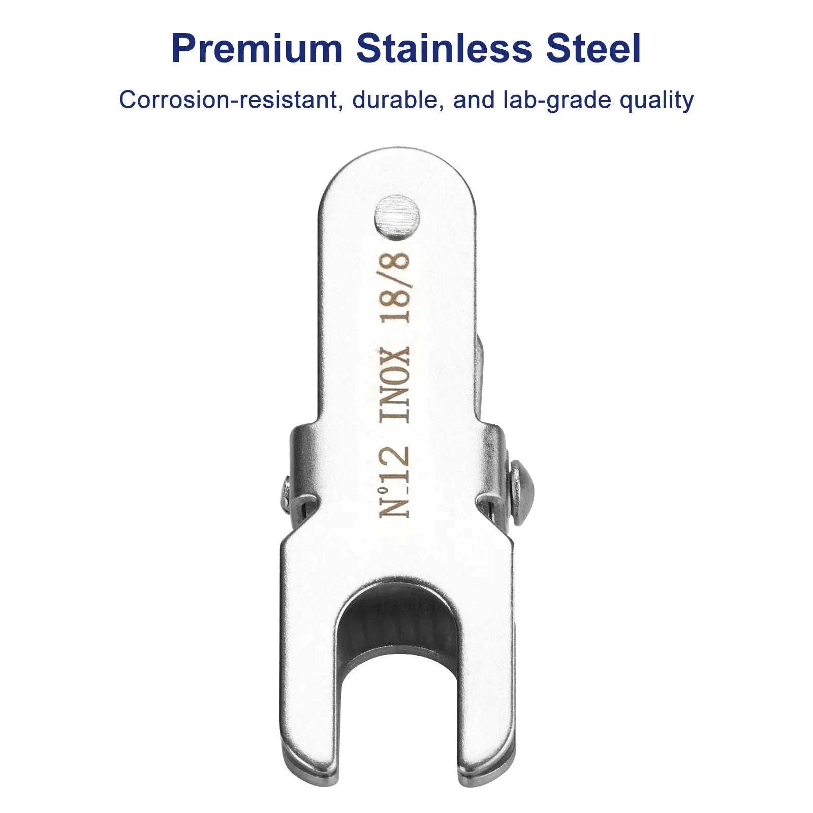 Stainless Steel Spherical Pinch Clamp, Size 12–28 Labasics