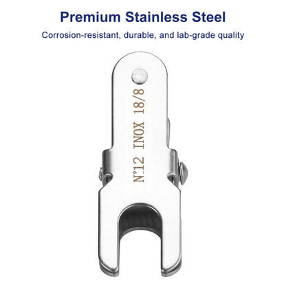 Stainless Steel Spherical Pinch Clamp, Size 12–28 Labasics