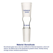 Glass Straight Connecting Adapter Labasics