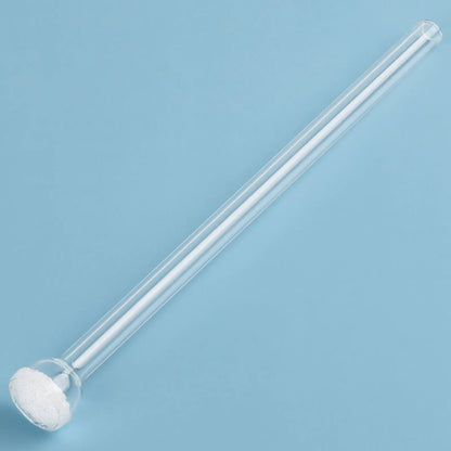 Laboratory Fritted Gas Diffusion Tube Showing Straight Tube Design and Glass Structure