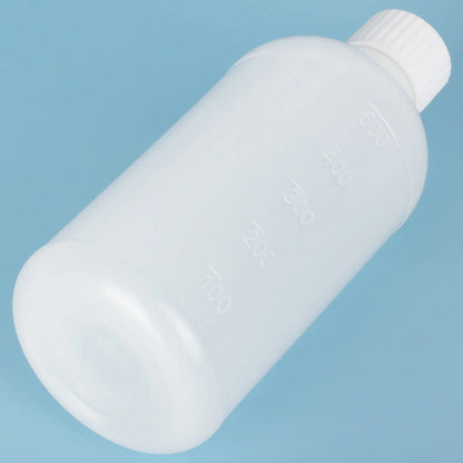 500 mL HDPE plastic reagent bottle with narrow mouth and screw cap