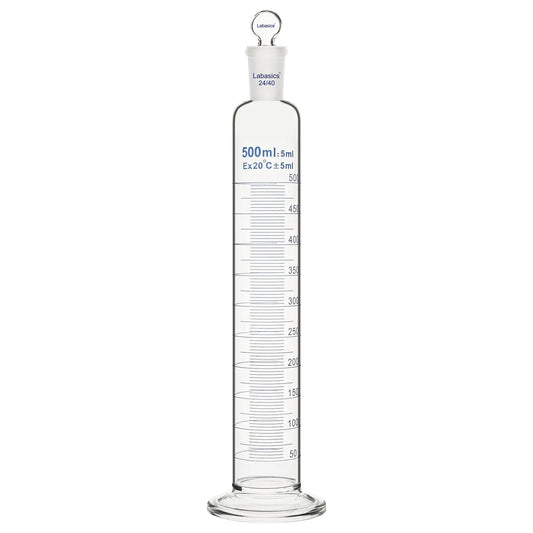 Graduated Cylinder with Stopper, 50-500 mL Labasics