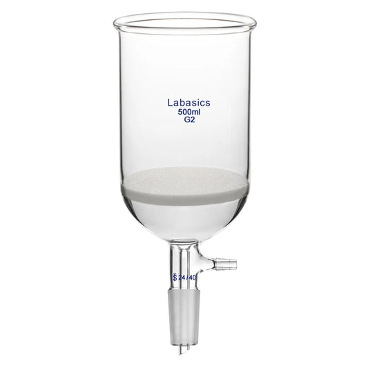 Buchner Filtering Funnel with Medium Frit (G2), 24/40 Joint, 60-1000 mL Labasics