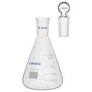 Erlenmeyer Flask with Glass Stopper, 24/40 Joint, 250-1000 mL Labasics Shop