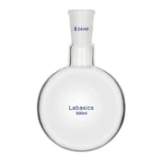 Round bottom flask, 500 mL, 24/40 joint, borosilicate construction, ideal for laboratory heating and mixing applications