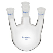 500 ml 4-neck round bottom flask, straight neck design, borosilicate material, 24/40 joint system