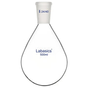 Heavy-wall 500 ml 1-neck evaporation flask, borosilicate glass, 24/40 joint, perfect for rotary evaporator chemical processing