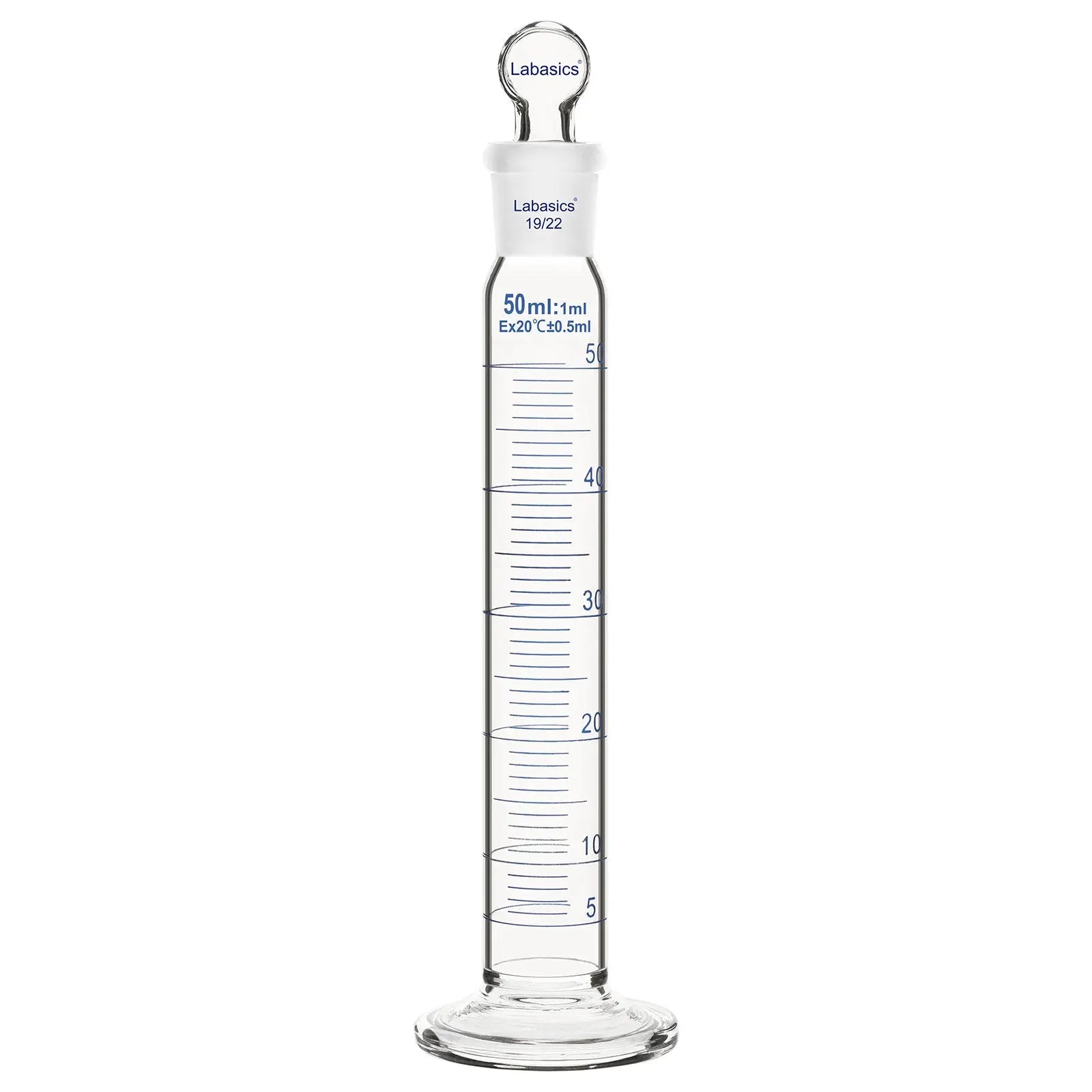 Graduated Cylinder with Stopper, 50-500 mL Labasics