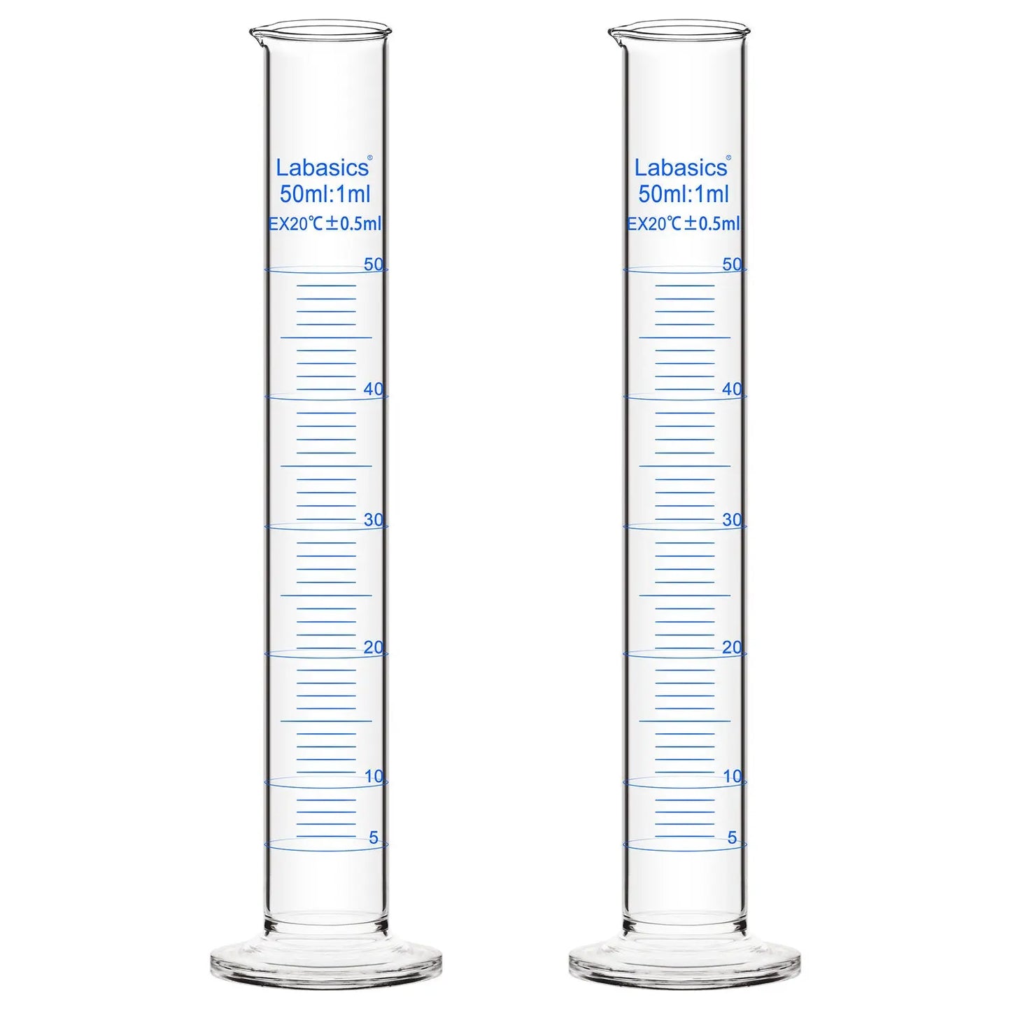 Measuring Cylinder, 10-250 mL, 2 Packs Labasics