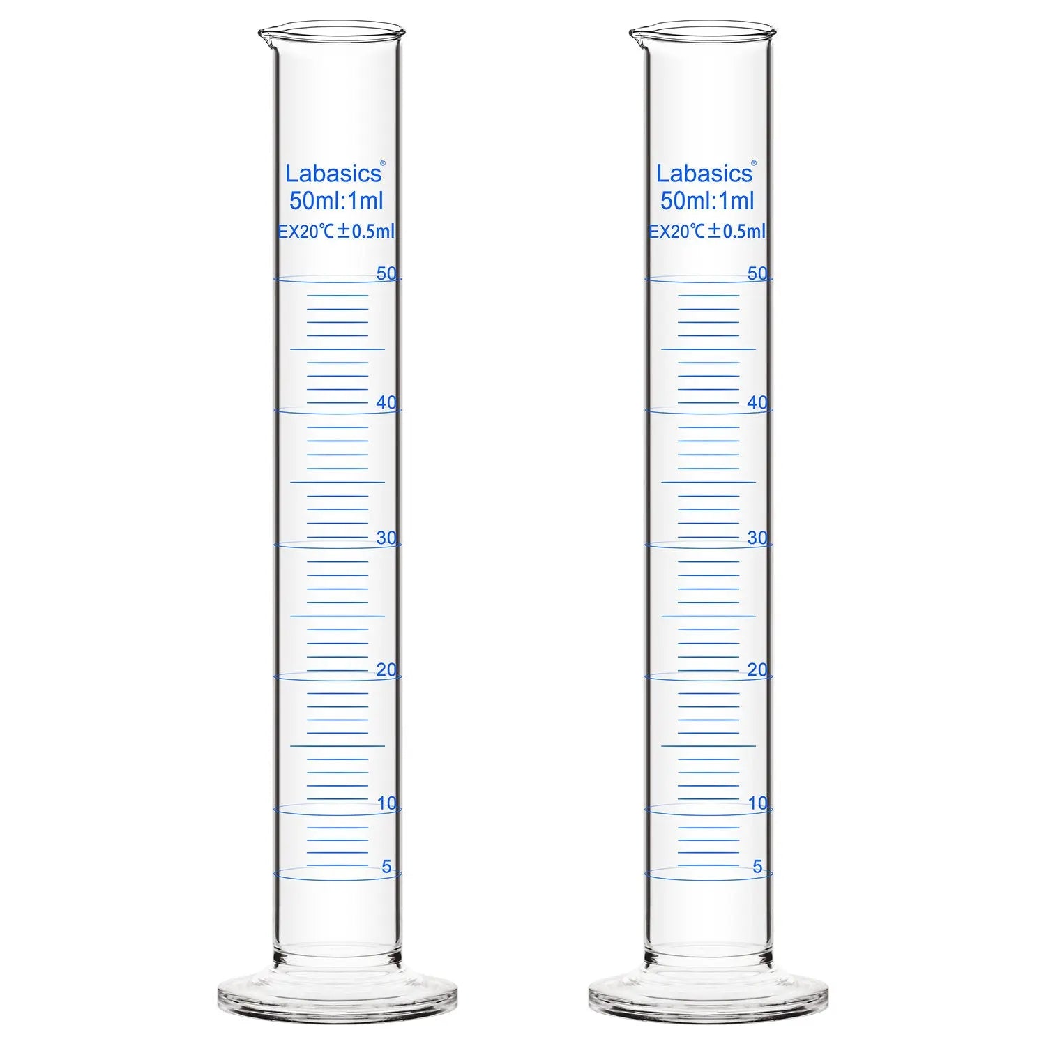 Measuring Cylinder, 10-250 mL, 2 Packs Labasics