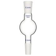 Chromatography reservoir, 50 mL, borosilicate glass, 24/40 joint, clear design, chemical-resistant, suitable for lab column chromatography
