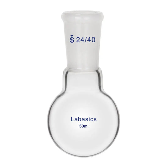 Glass Round Bottom Flask, 24/40 Standard Taper Outer Joint, 50-2000 mL Labasics