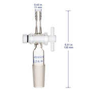 Vacuum Flow Control Adapter, 24/40 Joint Labasics