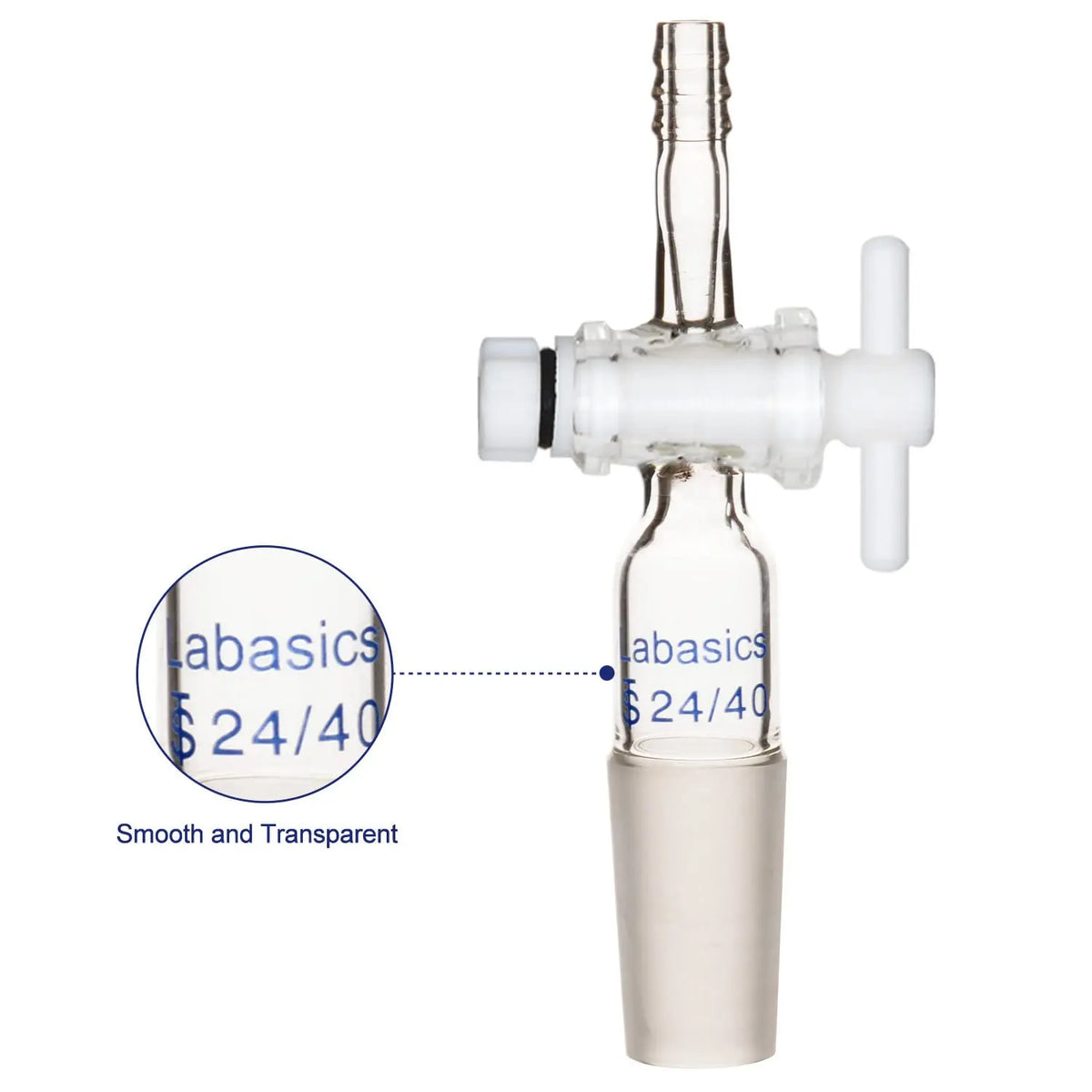 Vacuum Flow Control Adapter, 24/40 Joint Labasics