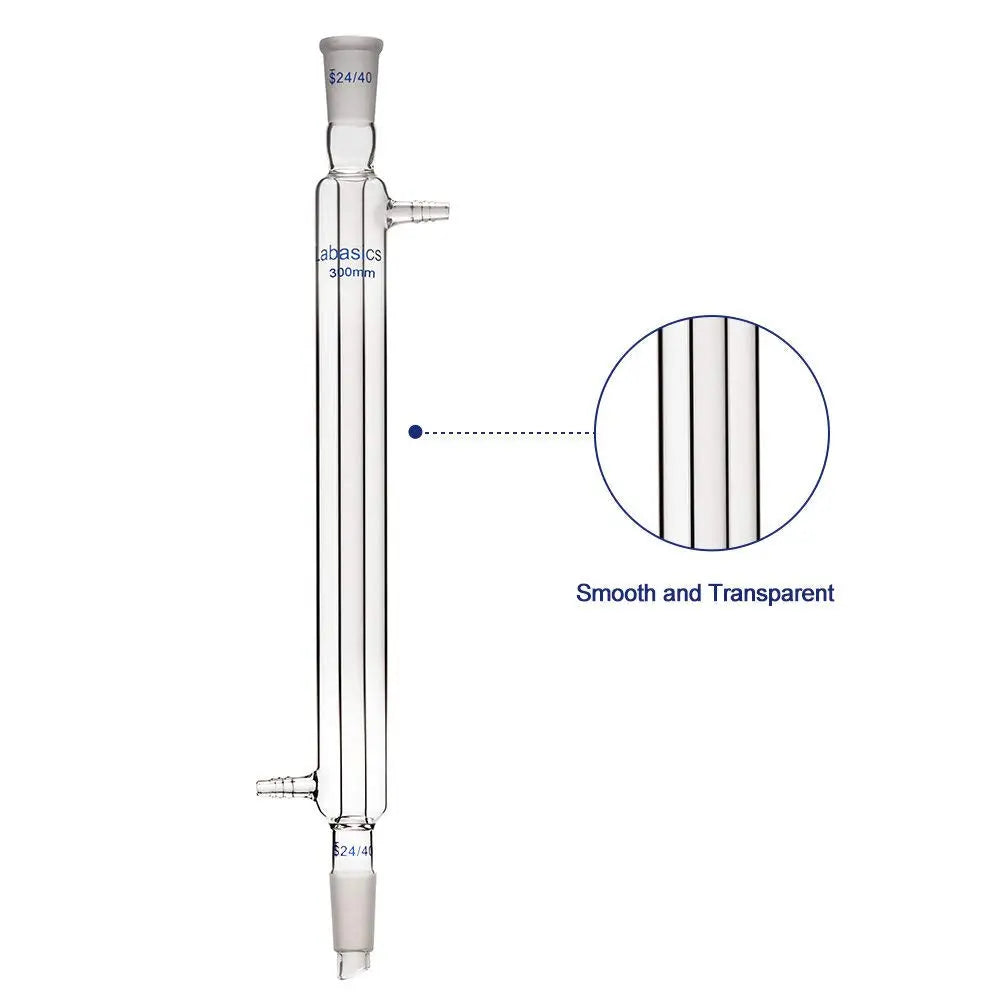 Glass Liebig Condenser, 24/40 Joint Jacket Length Labasics