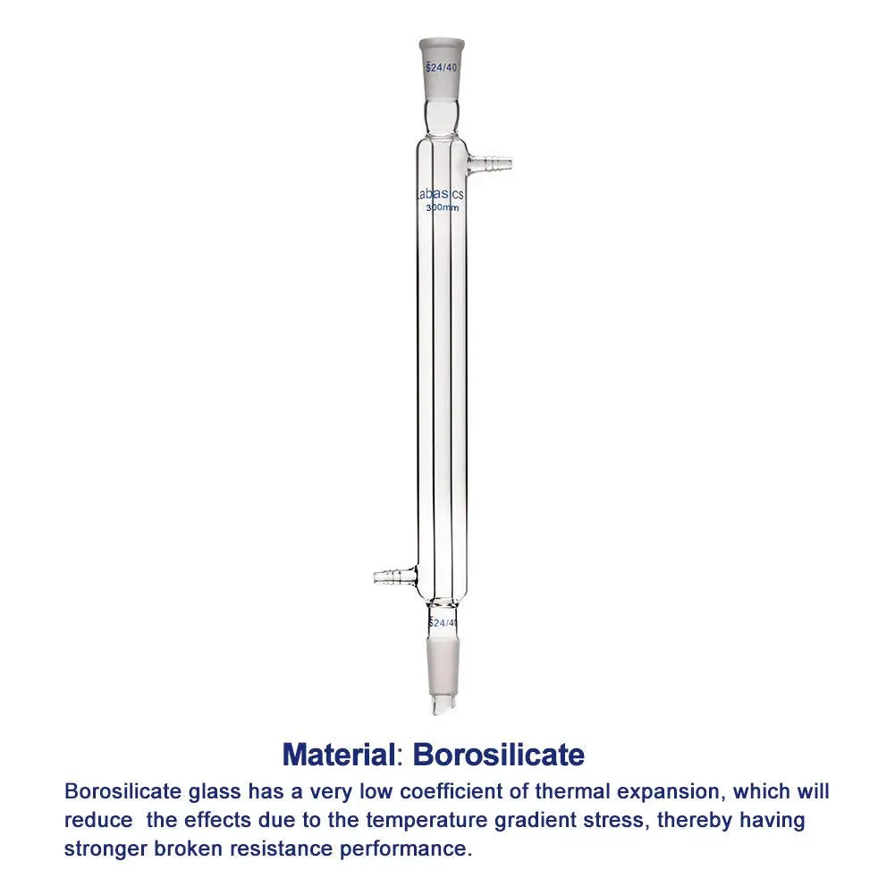 Glass Liebig Condenser, 24/40 Joint Jacket Length Labasics