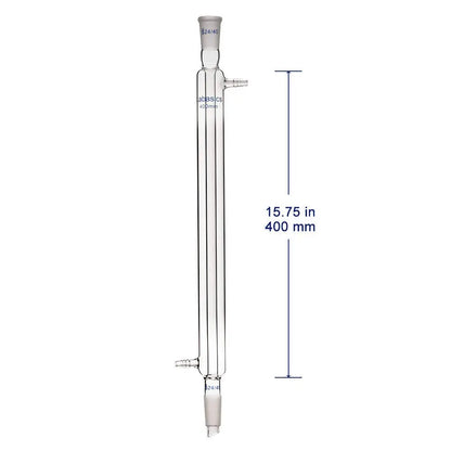 Glass Liebig Condenser, 24/40 Joint Jacket Length Labasics