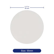 Qualitative Filter Paper, Fast Filtration Speed, 100 Pack, 55-90 mm Diameter Labasics