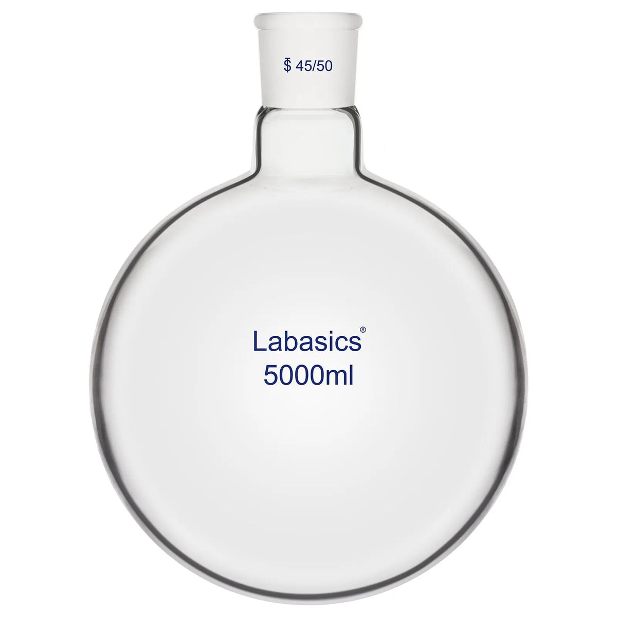 large round bottom flask 5l 45/50 joint borosilicate glass