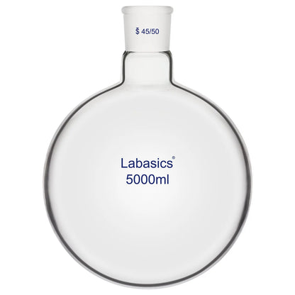 large round bottom flask 5l 45/50 joint borosilicate glass