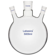 20000 ml large capacity 3 neck round bottom glass flask for industrial distillation and reflux.