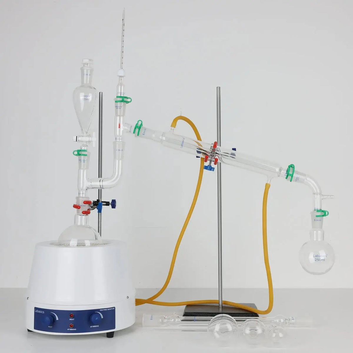 20 Pcs Borosilicate Glass Distillation Apparatus Labasics