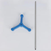 Stainless Steel Lab Stand, Triangular Tripod Retort Base with Long Rod Labasics