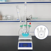 3 Neck Flat Bottom Flask, 24/40 Standard Joint, 50-2000mL Labasics