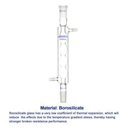 Glass Allihn Condenser, 24/40 Joint Jacket Length Labasics