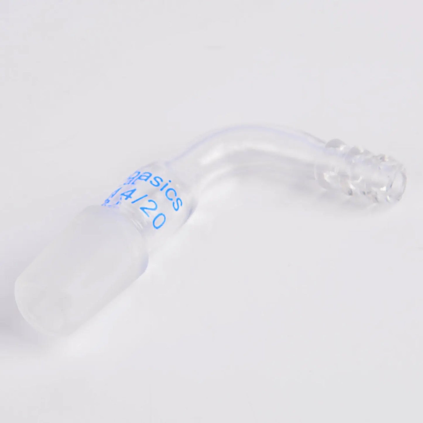 Glass Bent Inlet Adapter, Male Glass Joint Labasics