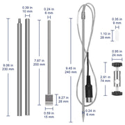 Digital Magnetic Stirring Heating Mantle with Temperature Probe, 250-1000 mL, RT-300℃, 20-1200 RPM Labasics