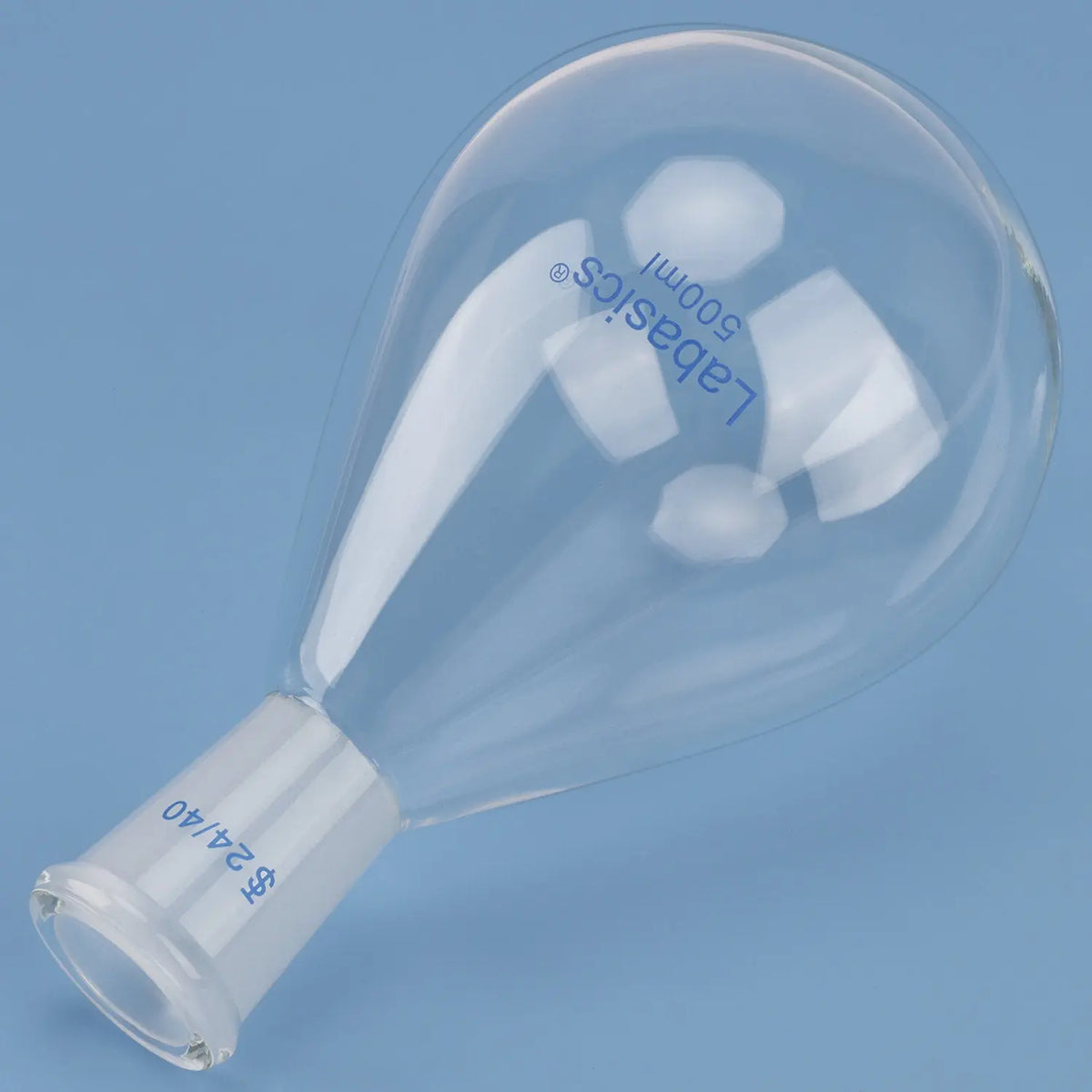 Borosilicate Glass Single Neck Recovery Flask Rotary Evaporator Round Bottom Flask, with 24/40 Outer Joint Labasics