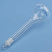 Frosted mouth and clear ground glass stopper of 100 ml glass volumetric flask