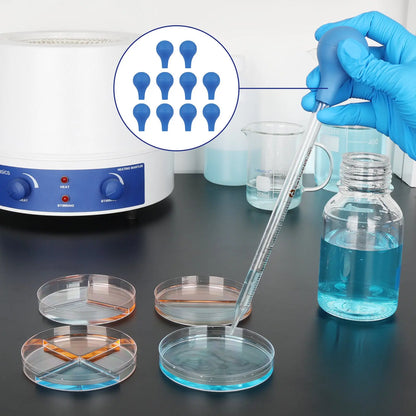 Rubber Pipette Bulbs, for 1 – 10 mL Pipettors, 10 Pack Labasics