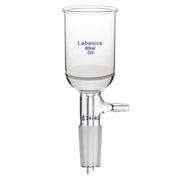Büchner filtering funnel, 60 mL, fine frit 15-40 μm, 24/40 joint, borosilicate glass, for vacuum filtration of small samples