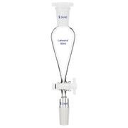 60 ml conical separatory funnel, borosilicate glass, 24/40 joint, PTFE stopcock, for small-scale liquid separation
