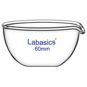 Evaporating Dish, Flat Bottom, 60-120 mm Diameter Labasics