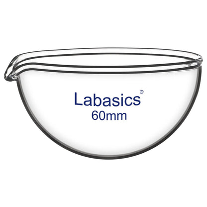 Evaporating Dish, Round Bottom, 60-120 mm Diameter Labasics