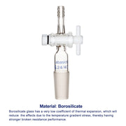 Vacuum Flow Control Adapter, 24/40 Joint Labasics