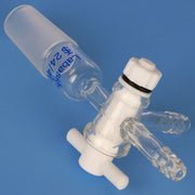 Vacuum Glass 3 Way Flow Control Adapter Labasics