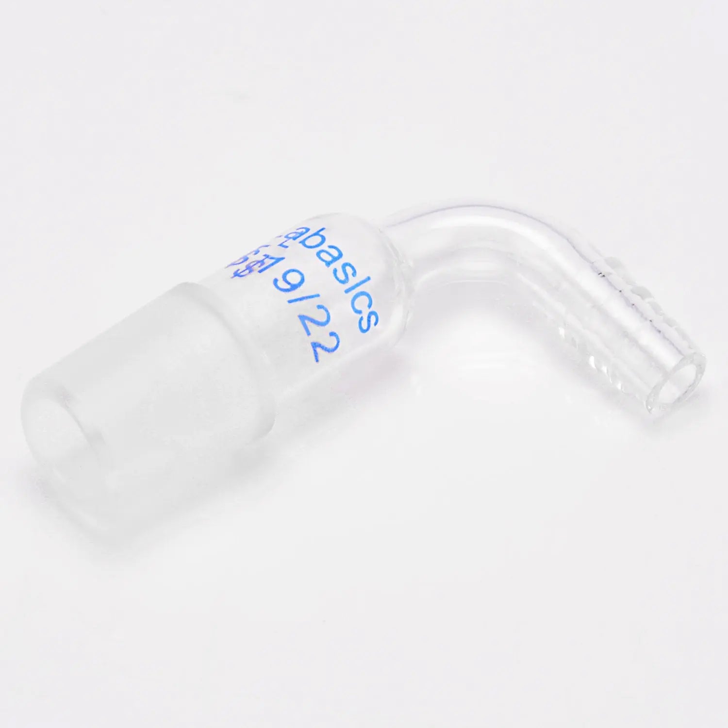 Glass Bent Inlet Adapter, Male Glass Joint Labasics