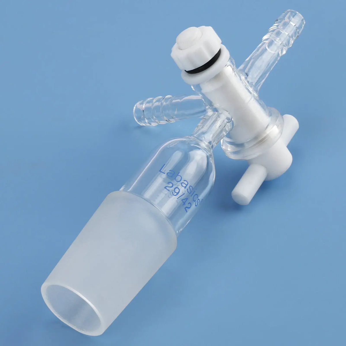 Vacuum Glass 3 Way Flow Control Adapter Labasics