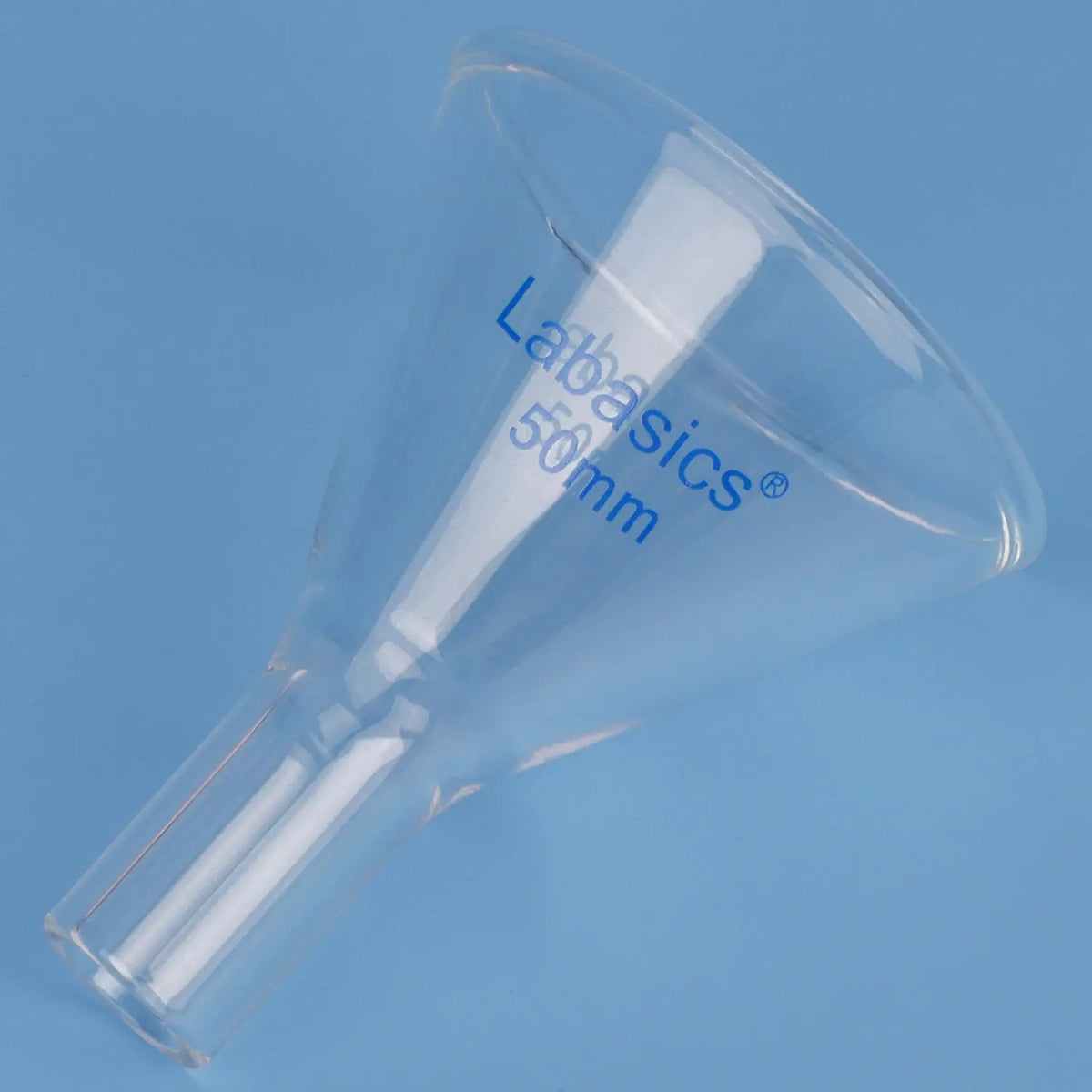 Glass Powder Funnel, 22 mm Stem Length Labasics