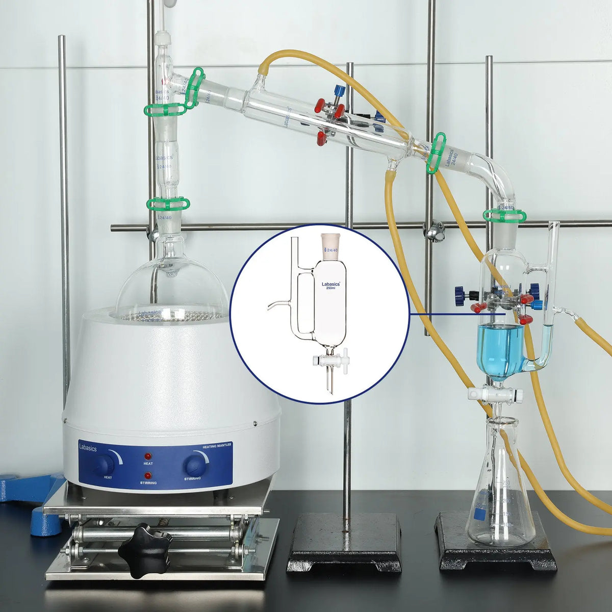 Water Oil Receiver Separator, 250 mL Labasics