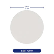 Qualitative Filter Paper, Fast Filtration Speed, 100 Pack, 55-90 mm Diameter Labasics