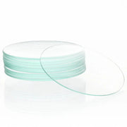 Glass watch glass cover, borosilicate, 1–3 mm thickness, laboratory cover for beakers and evaporating dishes, heat-resistant up to 250°C