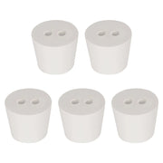 Dual-Hole Rubber Stoppers, 5 Packs Labasics