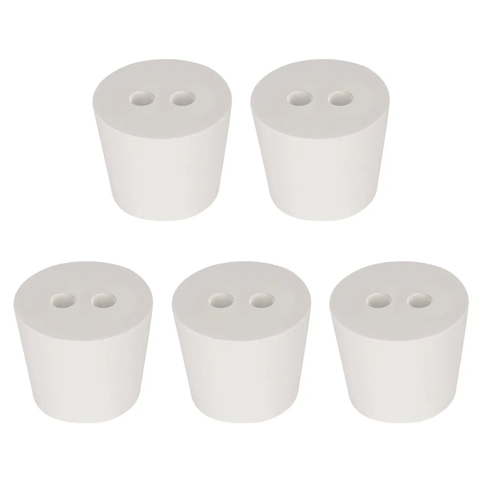 Dual-Hole Rubber Stoppers, 5 Packs Labasics