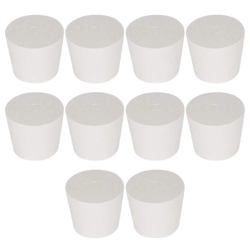 Solid Rubber Stoppers, White Labasics